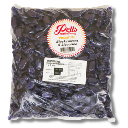 Pells Premium Blackcurrant & Liquorice 3Kg Bag (Golden Casket)