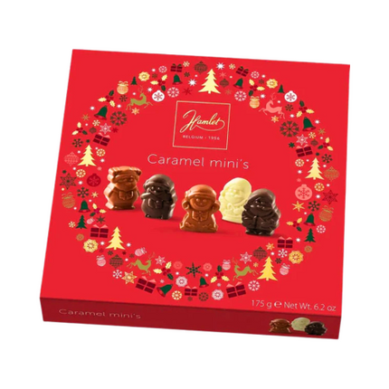 Hamlet Box Caramel Minis Winter Red 1x175g