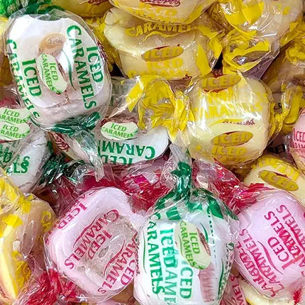 Cleeves Iced Fruit Caramels 3kg Poly Bag