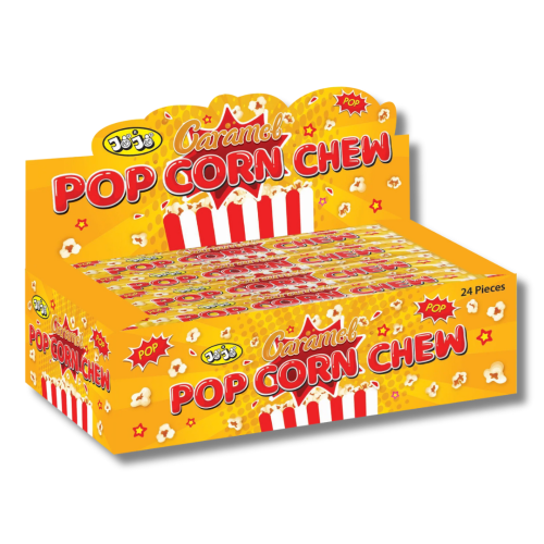 Caramel Popcorn Chew Bar 20g x 24pk