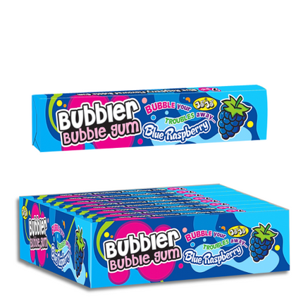 Bubbler Bubble Gum Chew Bar 30g x 24pk