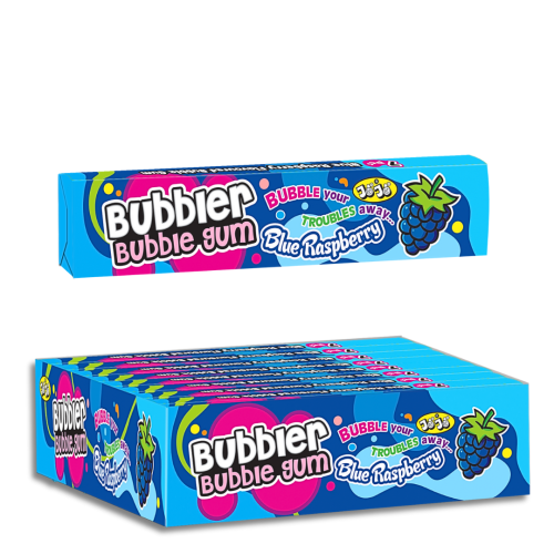 Bubbler Bubble Gum Chew Bar 30g x 24pk