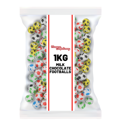 Milk Chocolate Footballs 1kg