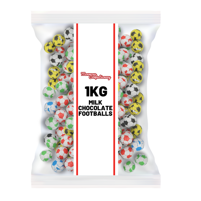Milk Chocolate Footballs 1kg