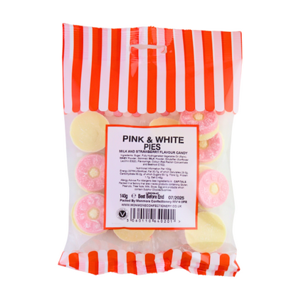 Pink and White Pies 140g
