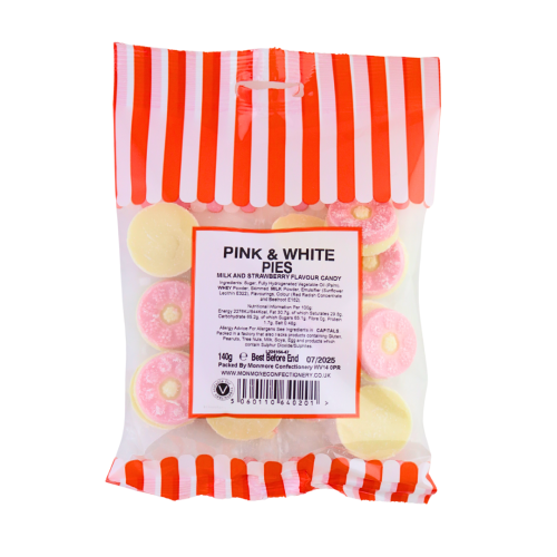 Pink and White Pies 140g