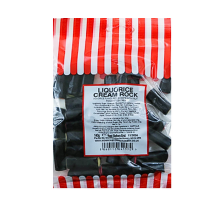 Liquorice Cream Rock 24x140g