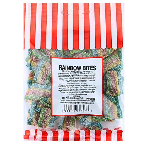Fizzy Rainbow Mini Belts 24x140G
