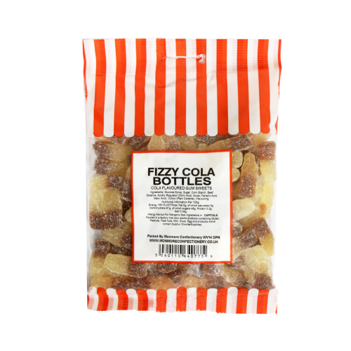 Fizzy Cola Bottles 24x140g
