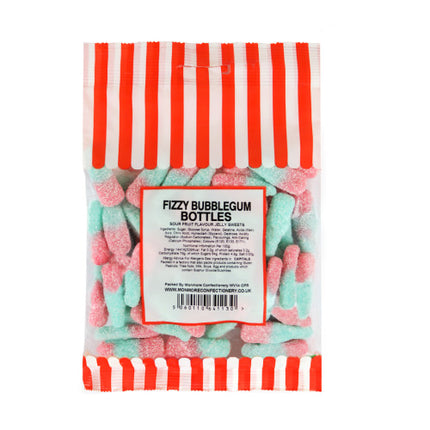 Fizzy Bubblegum Bottles 24x140G