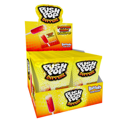 Bazooka Push Pop Dipperz 48 x 12g