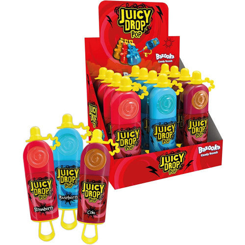 Bazooka Juicy Drop Pops 12 x 26g