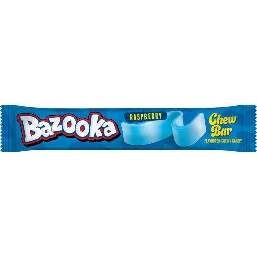 Bazooka Chew Bar Raspberry Bar 60 x 14g