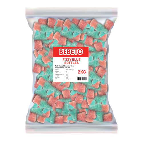 Bebeto Small Fizzy Blue Bottle 2Kg