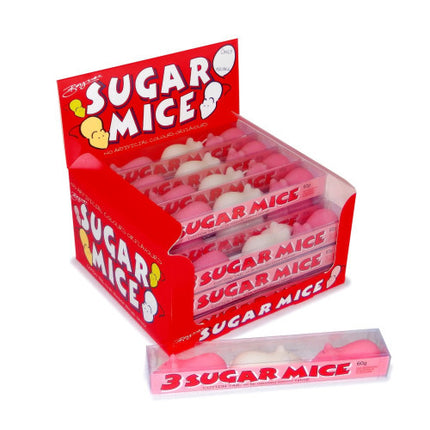Sugared Mice Pink & White 3pk Gift Box 1pk