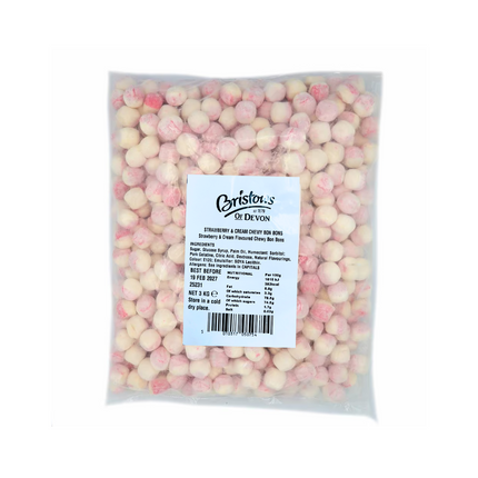 Bristows Chewy Strawberry & Cream Bon Bons 3Kg