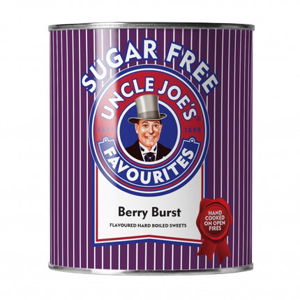 Uncle Joes Sugar Free Berry Burst 120g Gift Tin