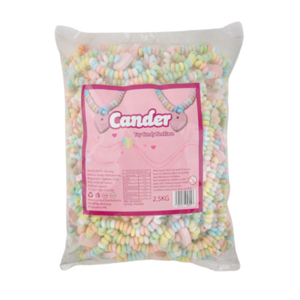 Cander Candy Necklaces 2.5kg (100 approx) stock dated...12/2025
