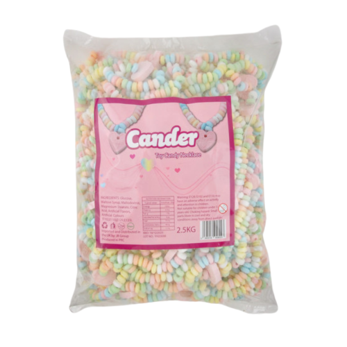 Cander Candy Necklaces 2.5kg (100 approx) stock dated...12/2025