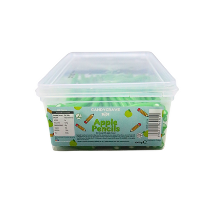 Candycrave Apple Pencils Tub 100 Count