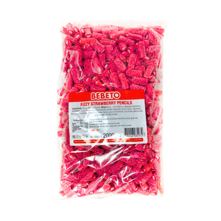 Bebeto Fizzy Strawberry Pencils 2Kg
