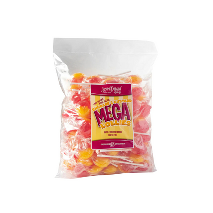Dobson's Wrapped Rhubarb & Custard Lollies 80 Count