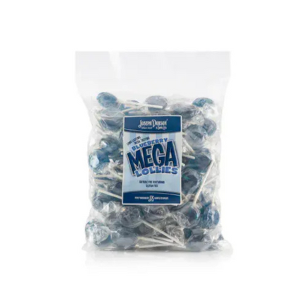 Dobson's Wrapped Blueberry Lollies 80 Count