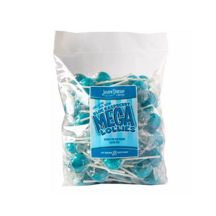 Dobson's Wrapped Blue Raspberry Lollies 80 Count