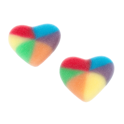 Dulceplus Fizzy Rainbow Hearts 1kg