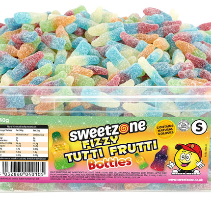 Sweetzone Fizzy Tutti Frutti Bottles 740g