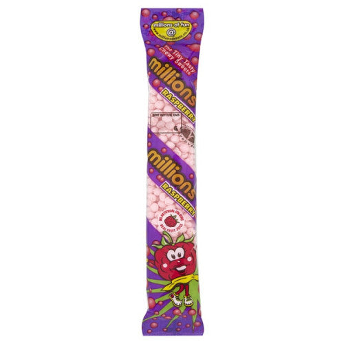 Millions Tubes Raspberry 12pk
