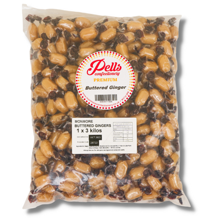 Pells Premium Buttered Ginger 3Kg Bag