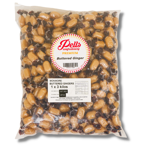 Pells Premium Buttered Ginger 3Kg Bag