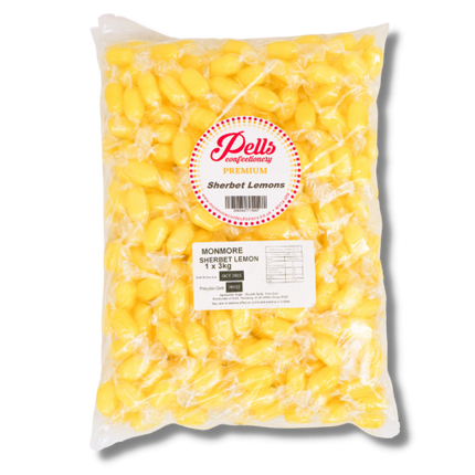 Pells Premium Sherbet Lemons 3Kg Bag (Golden Casket)