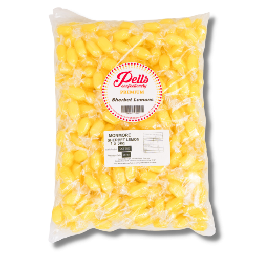Pells Premium Sherbet Lemons 3Kg Bag (Golden Casket)