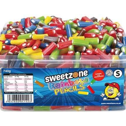 Sweetzone Halal Rainbow Pencils