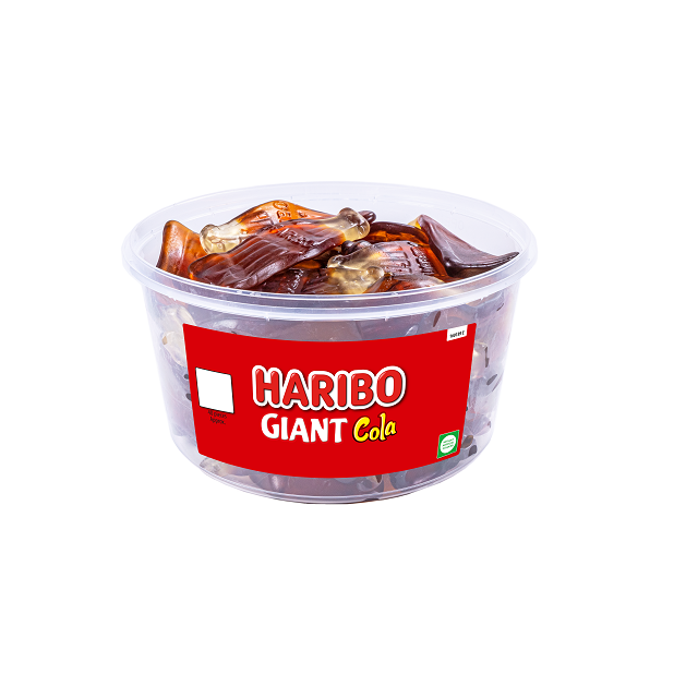 Haribo Giant Cola Bottles Tub 720g