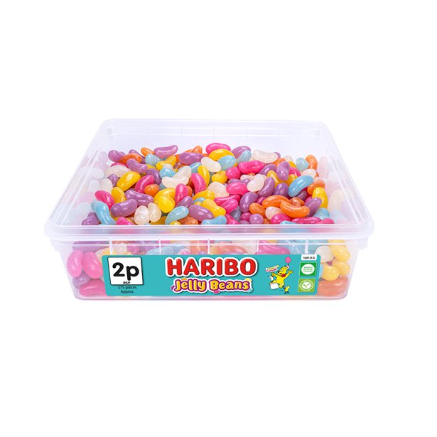 Haribo Vegetarian Jelly Beans Tub – Assorted Flavours