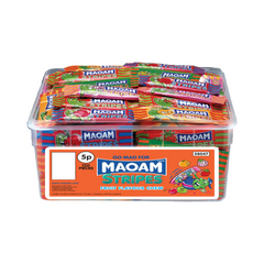 Maoam Stripes – Wrapped Fruity Chew Bars from Haribo