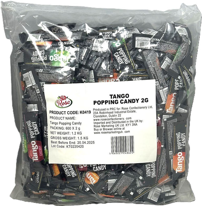 Tango Popping Candy 600pk x 2g