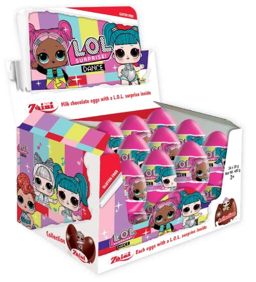 Johny Bee LoL Chocolate Surprise Eggs 24x20g