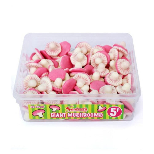 Swizzels Giant Mushrooms Tub 120 Count