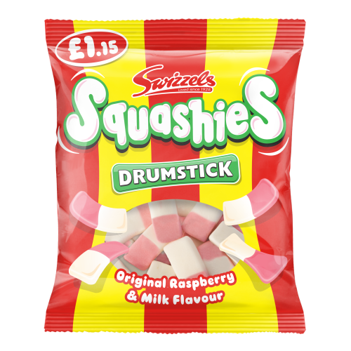 Swizzels Squashies Drumstick Pre Pack PM £1.15 120g x 12pk