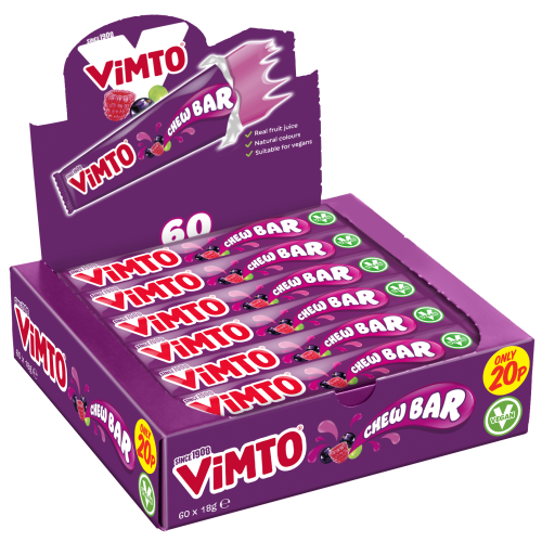 Swizzles Vimto Chew Bars 60 x 15g
