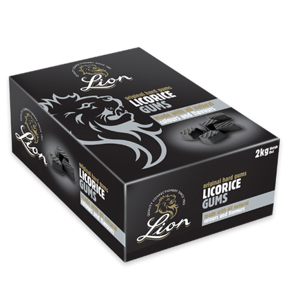 Lion Liquorice Gums 2Kg