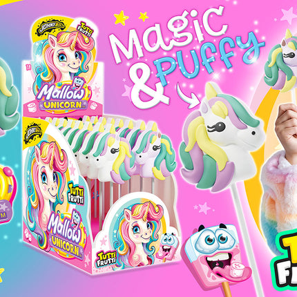 Johny Bee Unicorn Mallow Pop 18pk