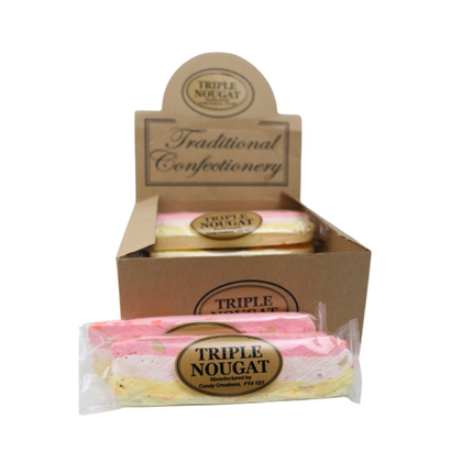 Traditional Confectionery Triple Nougat Bars 110g 16pk