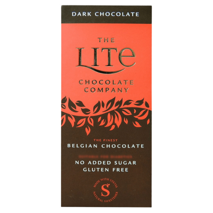 Lite Stevia Dark Chocolate Bars 12 x 85g