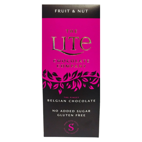 Lite Stevia Milk Fruit & Nut Chocolate Bars 12 x 85g