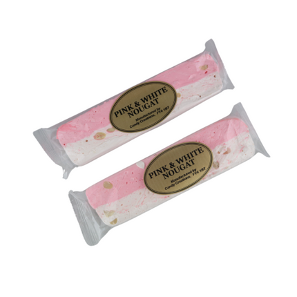 Traditional Confectionery Pink & White Nougat Bars 110g 16pk